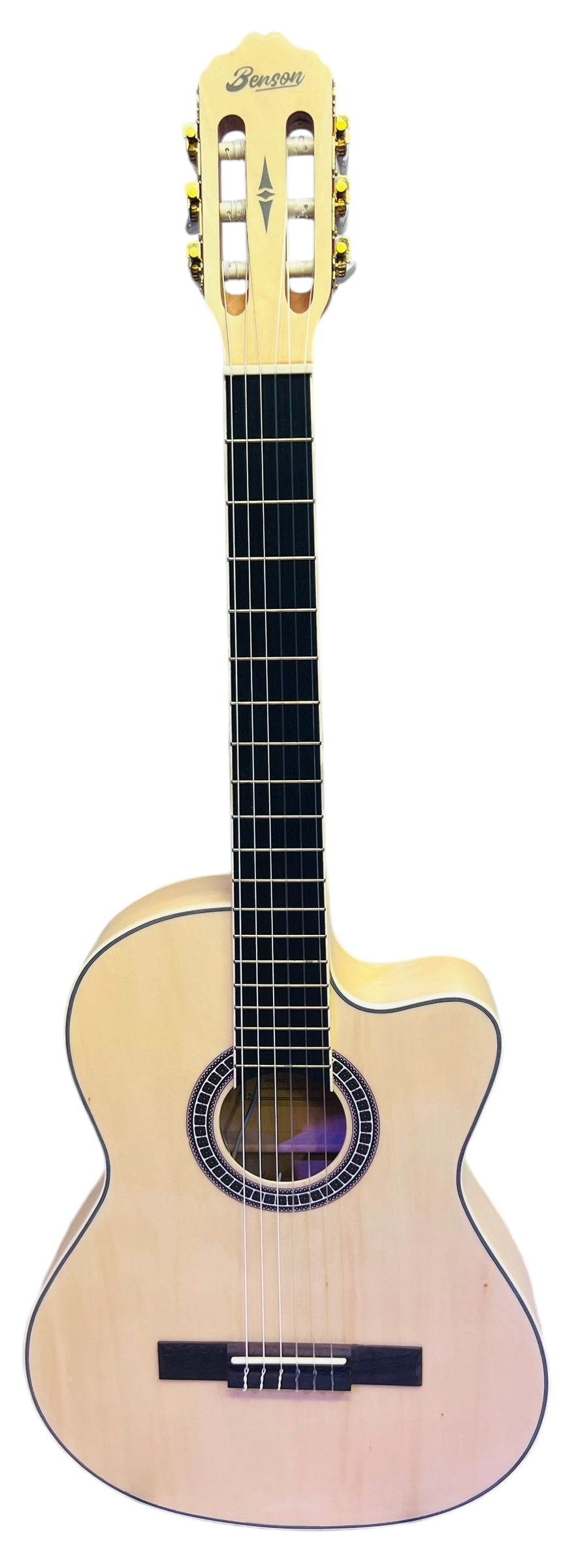 Guitarra electroacústica Benson cuerdas de nylon.