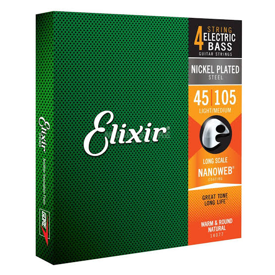 Juego de cuerdas para Bajo Elixir 14077.