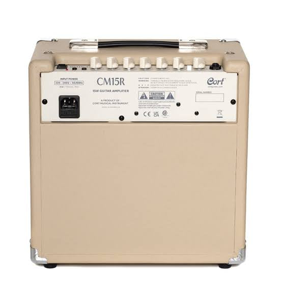 Amplificador para guitarra Cort 15 watts CM15R-WTS.