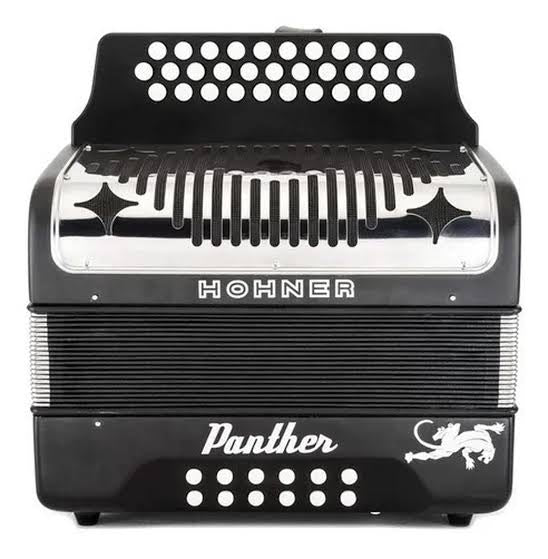 Acordeón Diatónico FA-SIB-MIB 31 botones y 12 bajos Hohner Panther