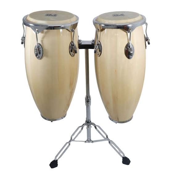 Congas LM Drums 11”3/4 y 12”1/2 con atril.