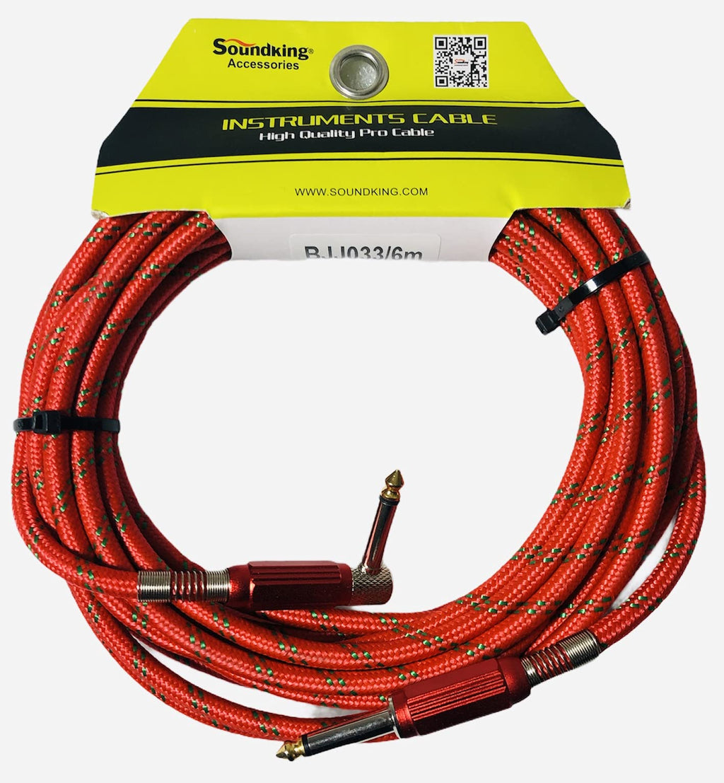 Cable para instrumento forrado Soundking de 3metros BJJ033.