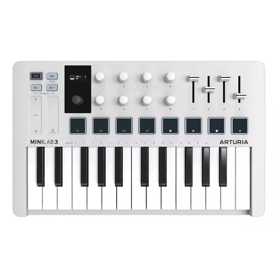 Controlador Arturia Minilab3 MIDI-usb 25 teclas.