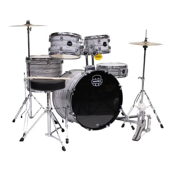 Bateria Mapex 5pzs completa Comet CM529FTC-FI-SC