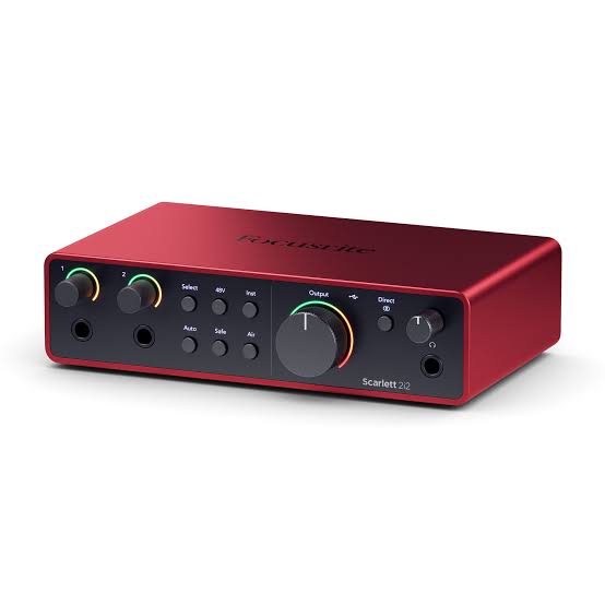 Interfaz de Audio Focusrite Scarlett 2i2 4ta Generación