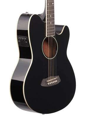 Guitarra Electroacustica Ibanez Talman TCY10E-BK.