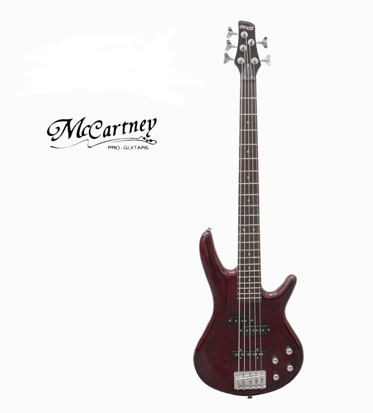 Bajo Electrico Mccartney 5 Cuerdas Pasivo Tipo Ibanez