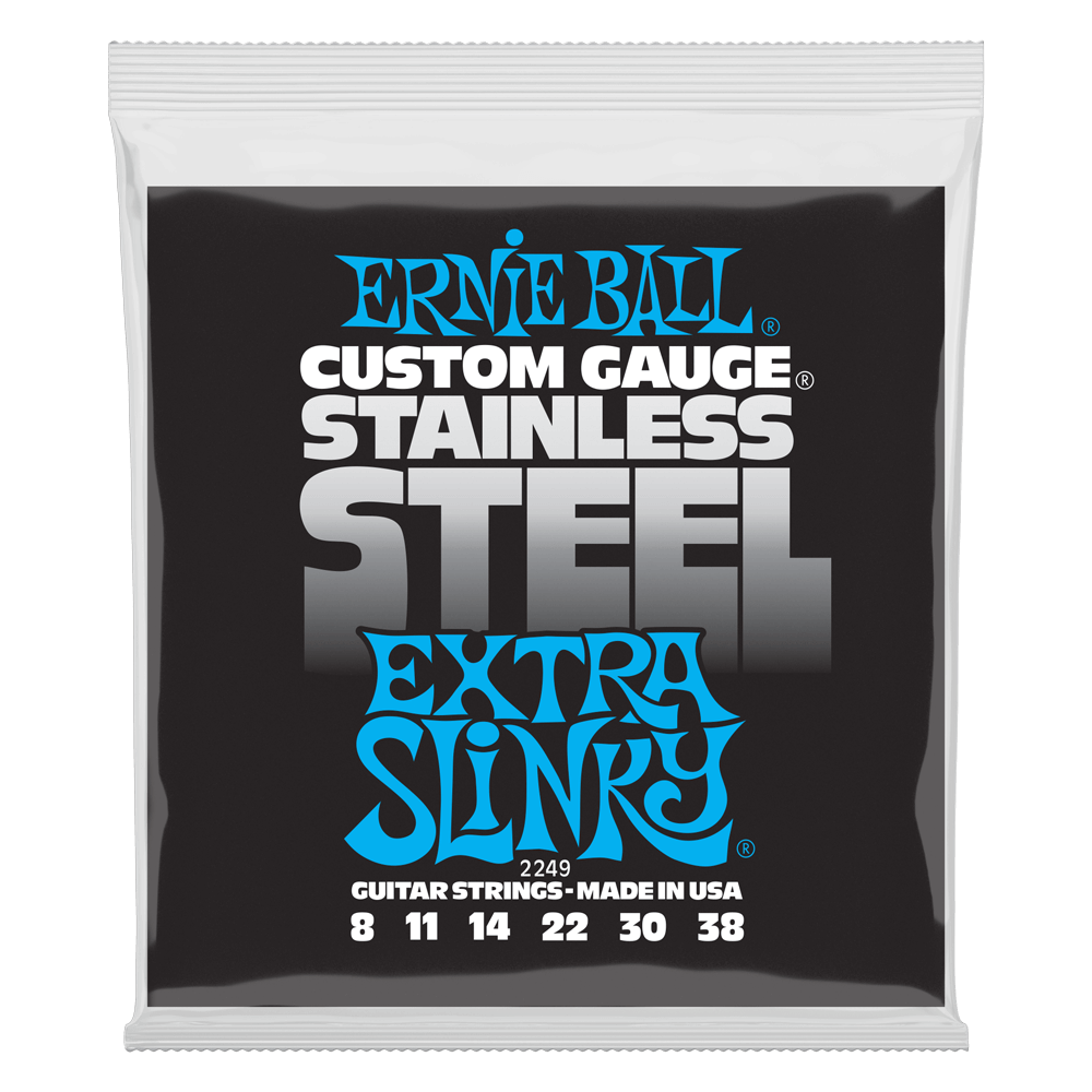 Juego de Cuerdas Ernie Ball Extra Slinky Stainless 2249