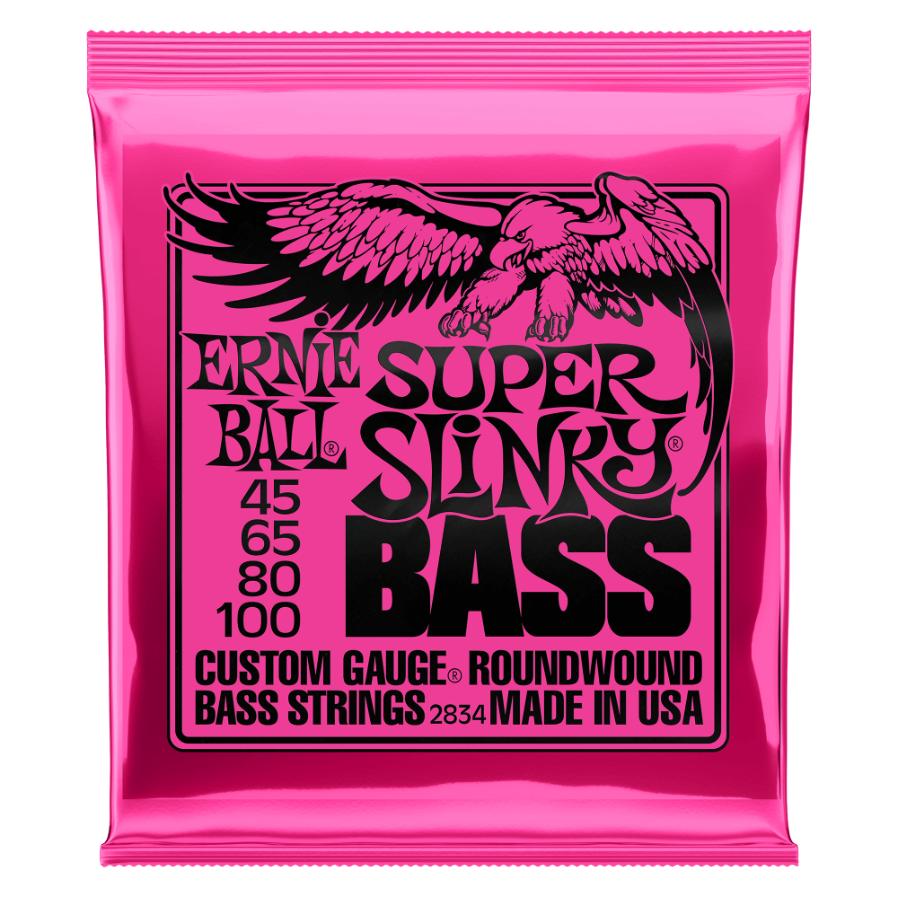 Juego de Cuerdas P/Bajo Ernie Ball Super Slinky 2834