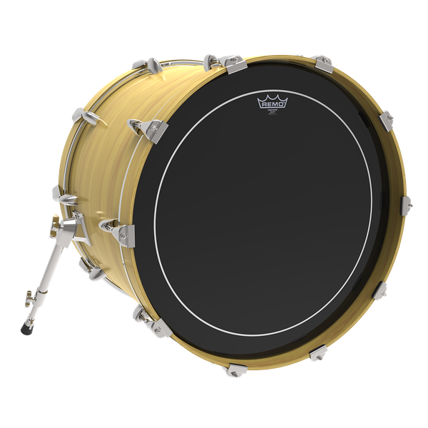 Parche Remo Para Bateria Pinstripe Ebony Hidraulico