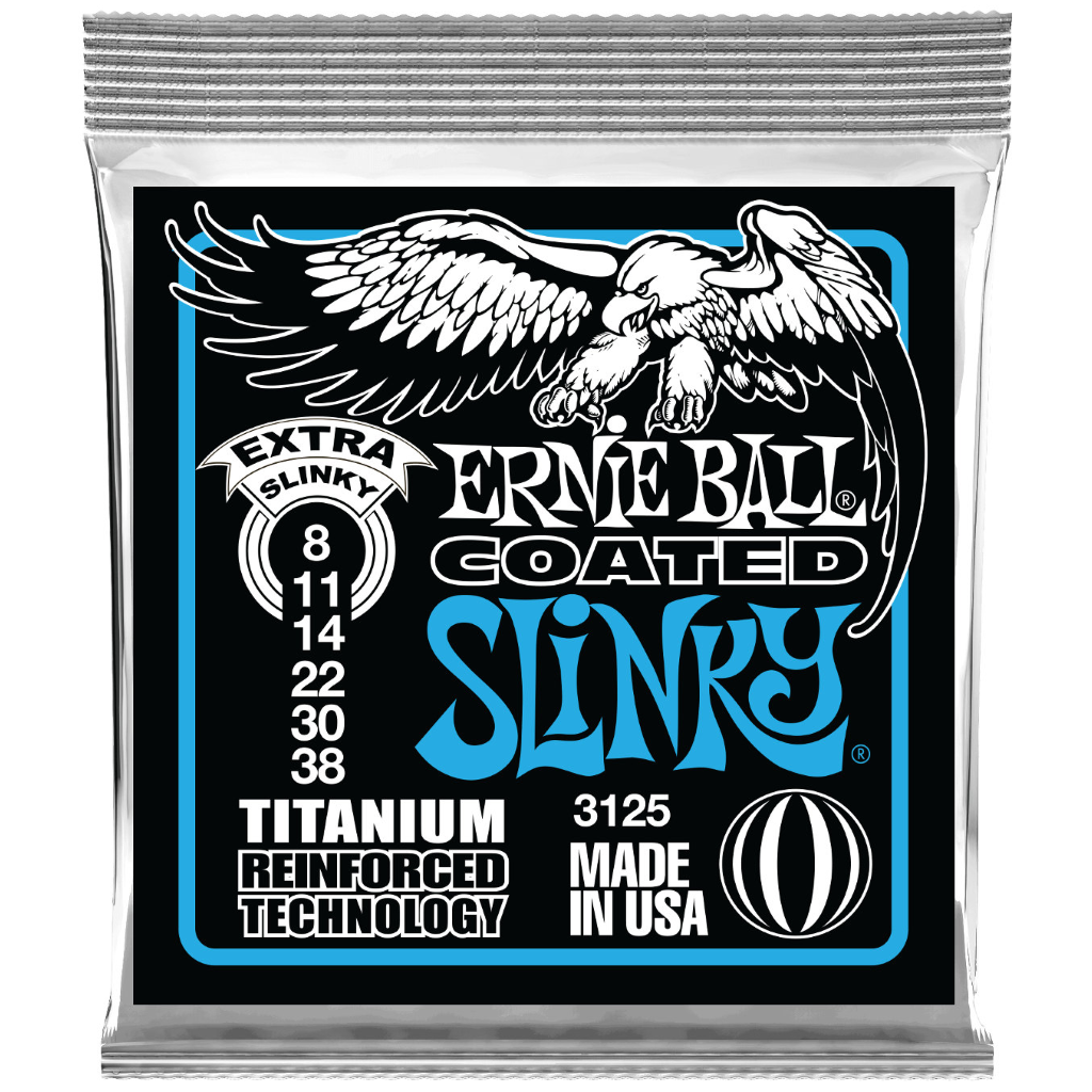 Juego de Cuerdas Ernie Ball Titanium Extra Slinky 3125