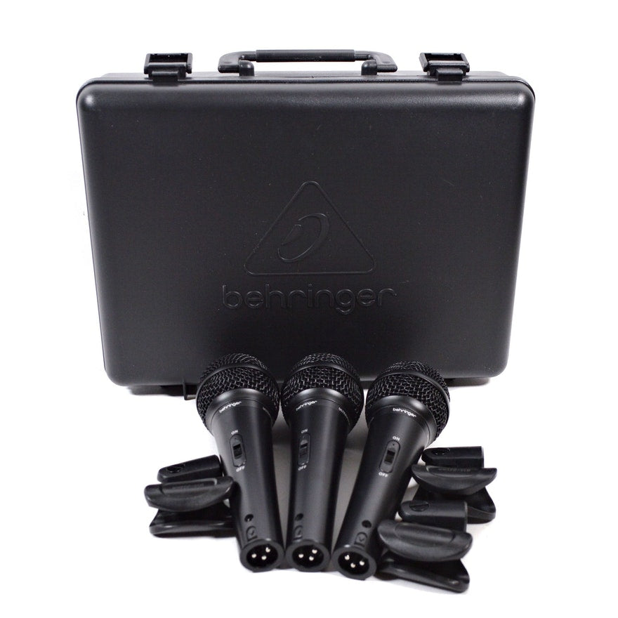 Kit de 3 Microfonos Behringer XM1800S