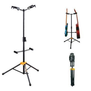 Base Doble para Guitarra o Bajo Hercules GS422BPLUS