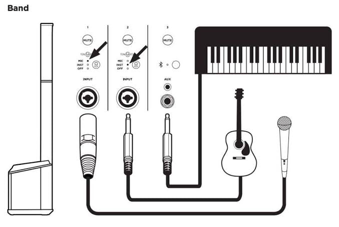 Bocina Bose L1 Pro8 Portátil con Bluetooth Negra 110v/240v.