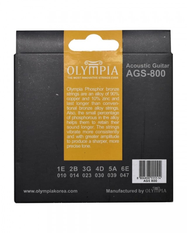 Cuerdas para Guitarra Phospore Bronze Olympia