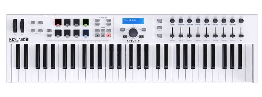 Controlador Arturia Keylab Essential 61 midi-usb.