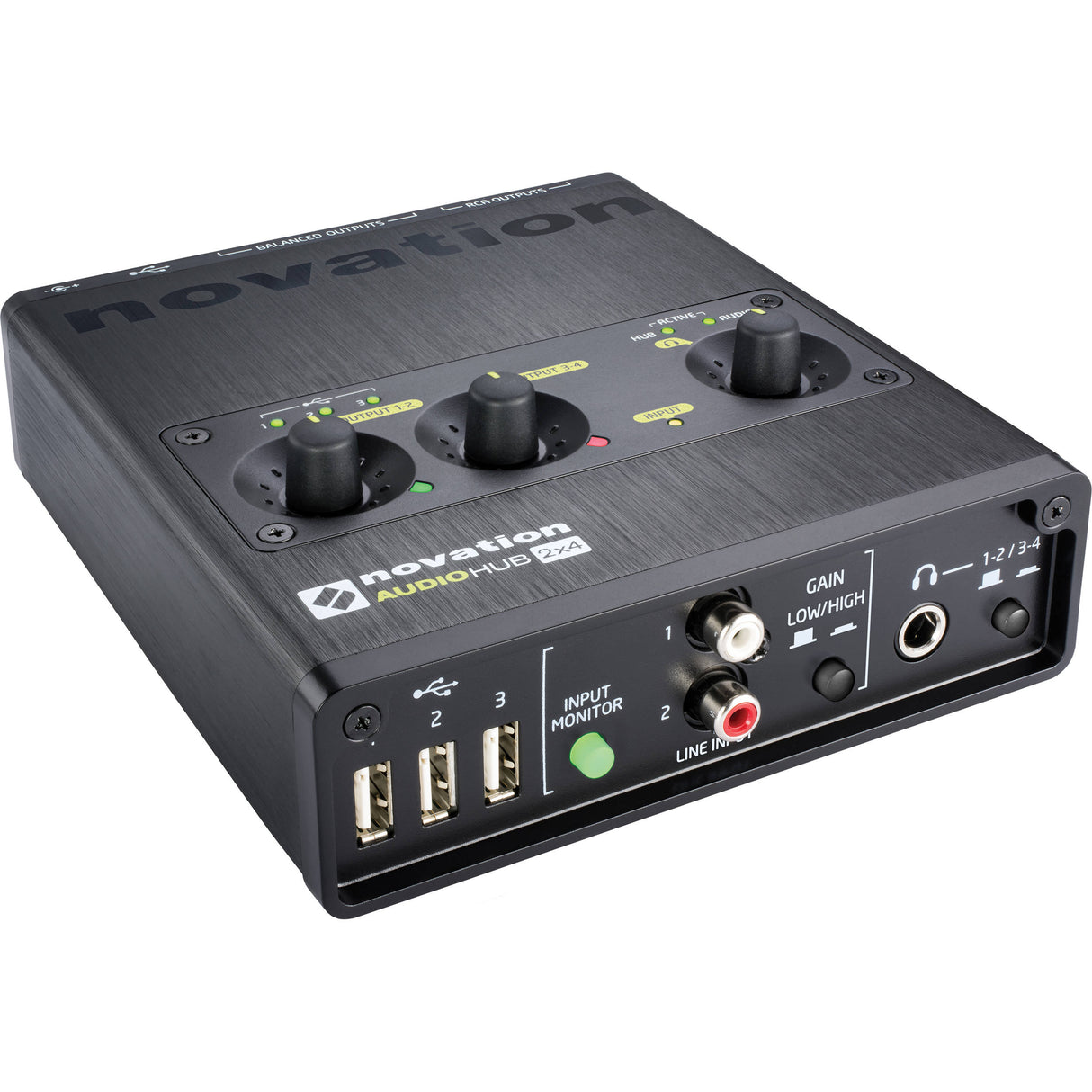 Interfaz de Audio Novation 2X4 AudioHub USB
