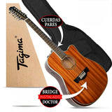 Docerola Electroacústica Tagima Sierreña con Bridge Doctor.