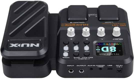 Procesador efectos guitarra eléctrica Nux MG-101.