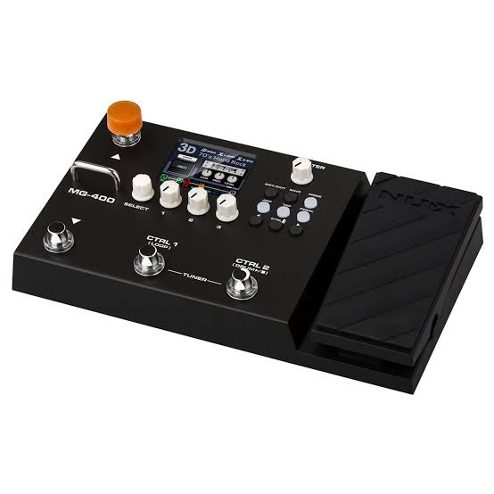 Procesador efectos guitarra eléctrica Nux MG-400.