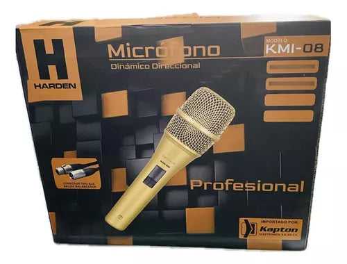 Micrófono Profesional Harden Dinámico KMI-08.