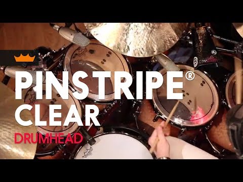 Parche Remo Para Bateria Pinstripe Transparente Hidraulico