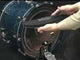 Parche Remo para Bombo 22" Powersonic Transparente