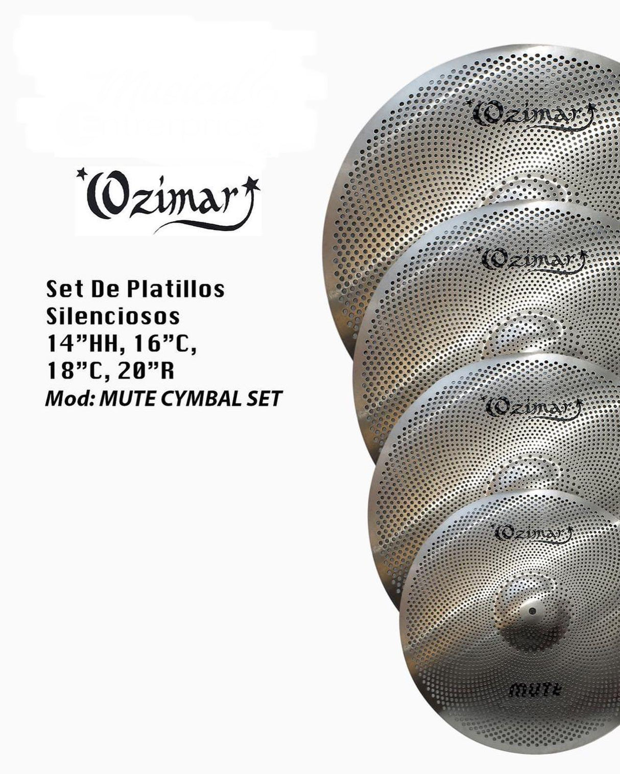Set platillos Ozimar silenciosos