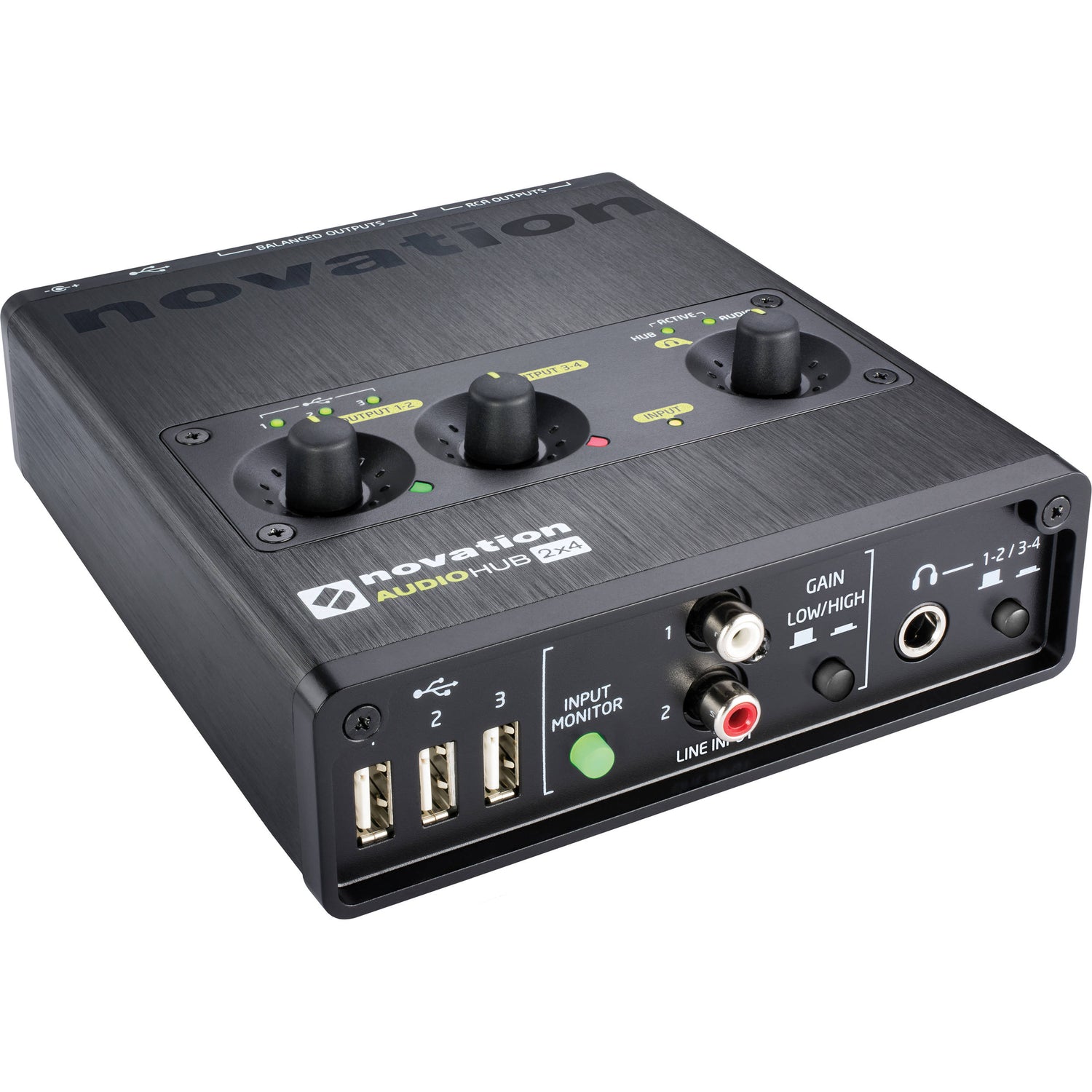 Interfaz de Audio Novation 2X4 AudioHub USB